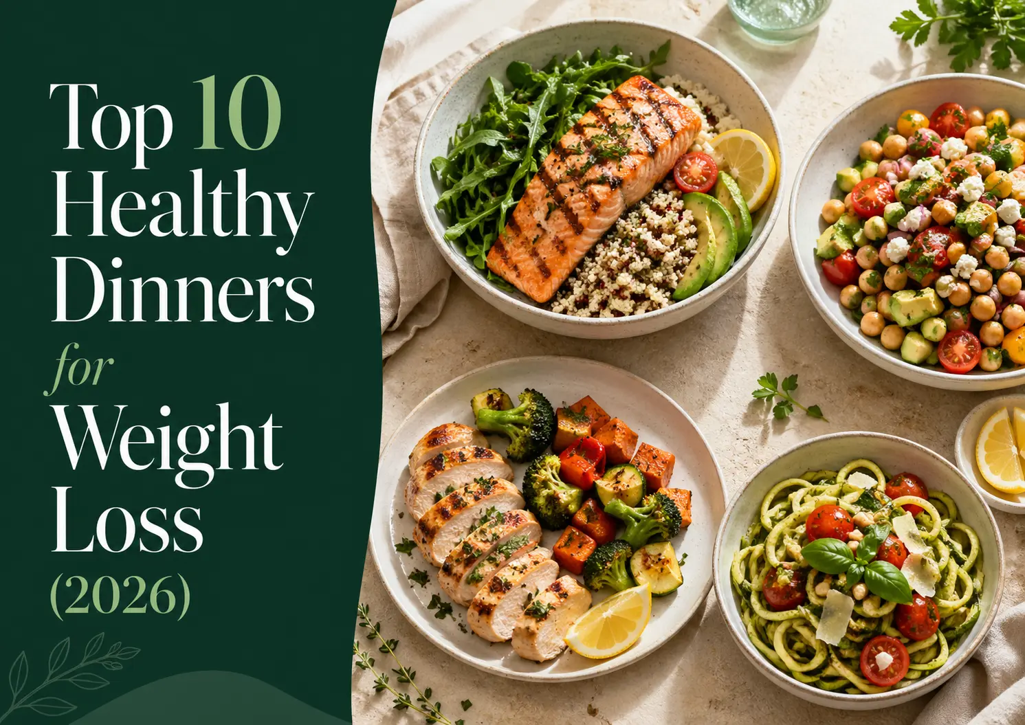 Top 10 Healthy Dinners for Weight Loss (2026)