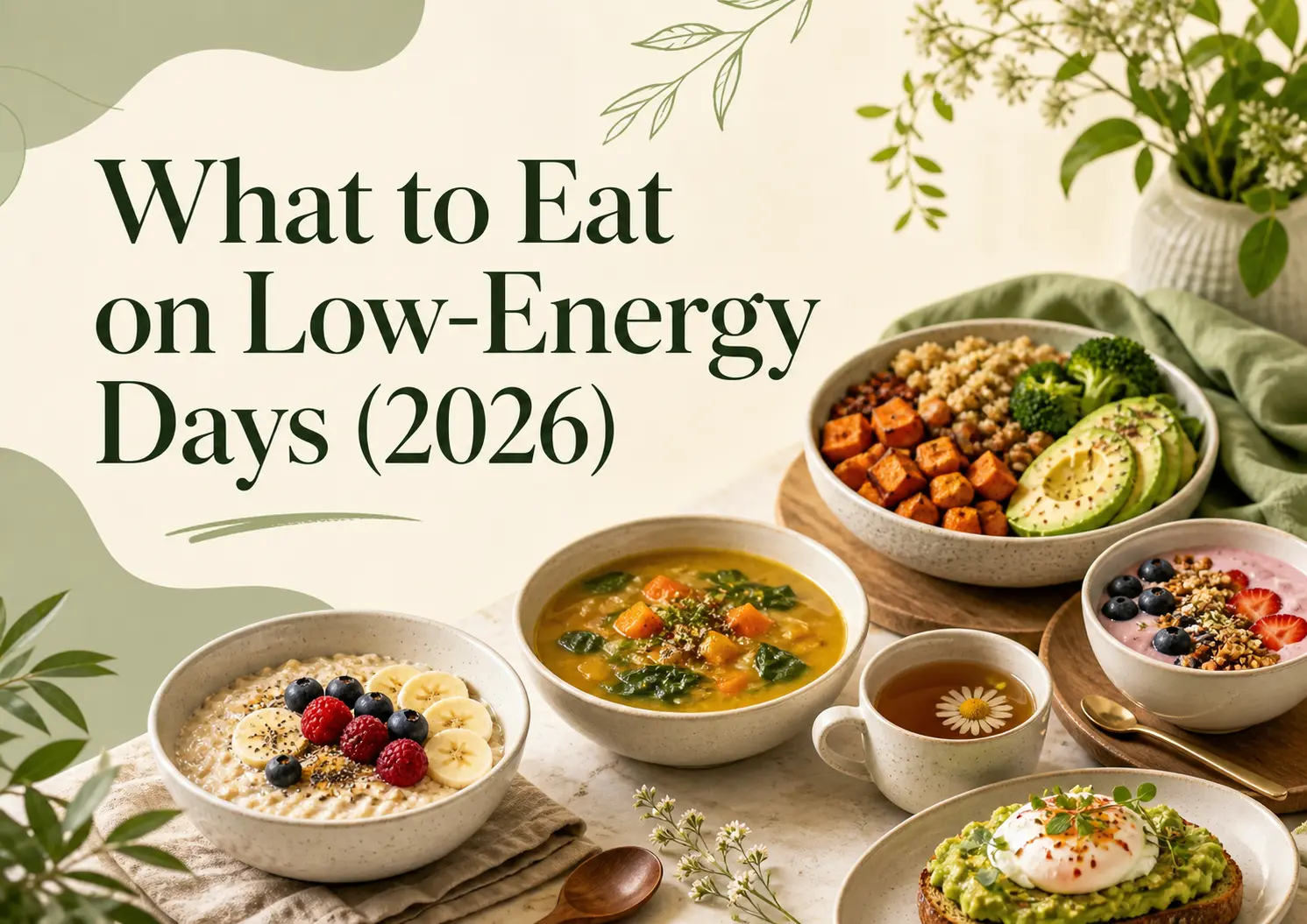 What to Eat on Low-Energy Days (2026)